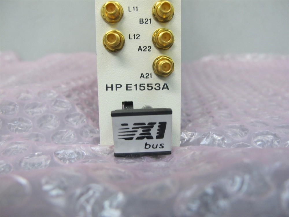Hewlett Packard HP E1553A 75 OHM STS-1/DS3 Amplifier / LBO VXI Module