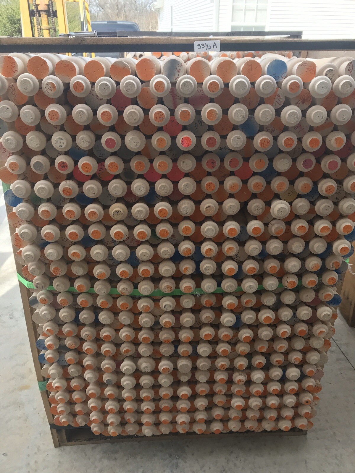 20 Pack - 33” CRAFT QUALITY Wooden Blem Baseball Bats (FREE SHIPPING!)