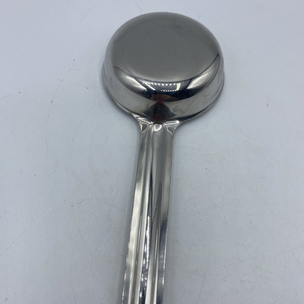 Winco Serving Spoon Red Plastic Handle India Stainless 2oz 59ml 13.5" Portion