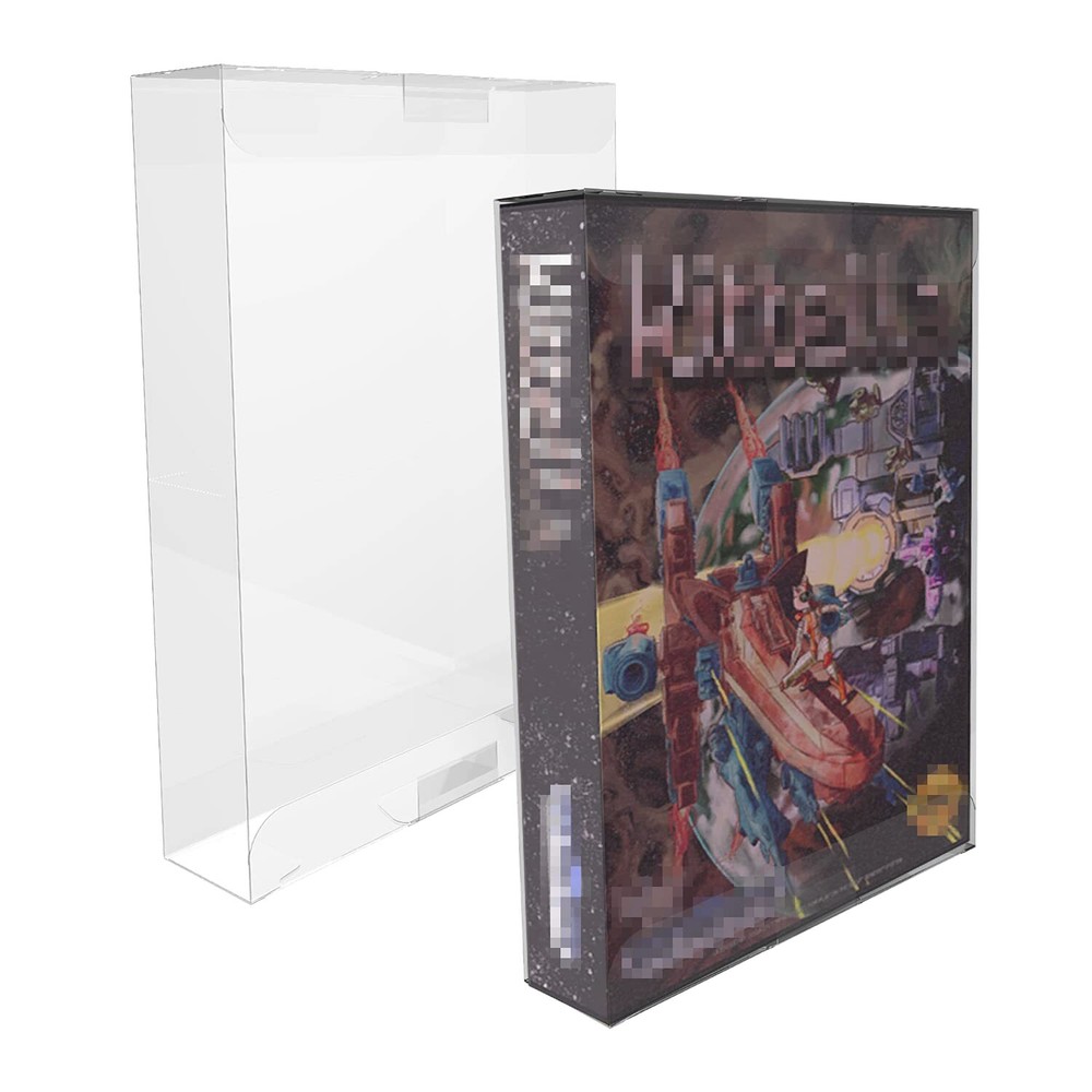 25x SEGA MASTER SYSTEM CIB GAME - CLEAR PROTECTIVE BOX PROTECTOR SLEEVE CASE