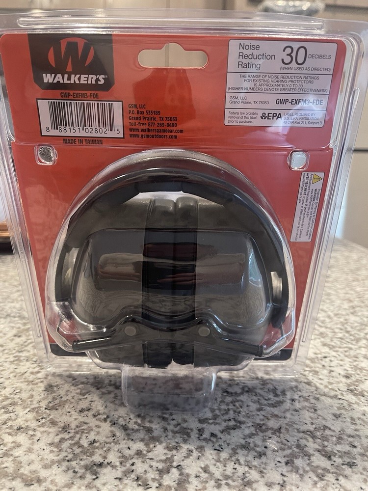 Walker's EXT Folding Range Earmuffs (NRR 30dB)