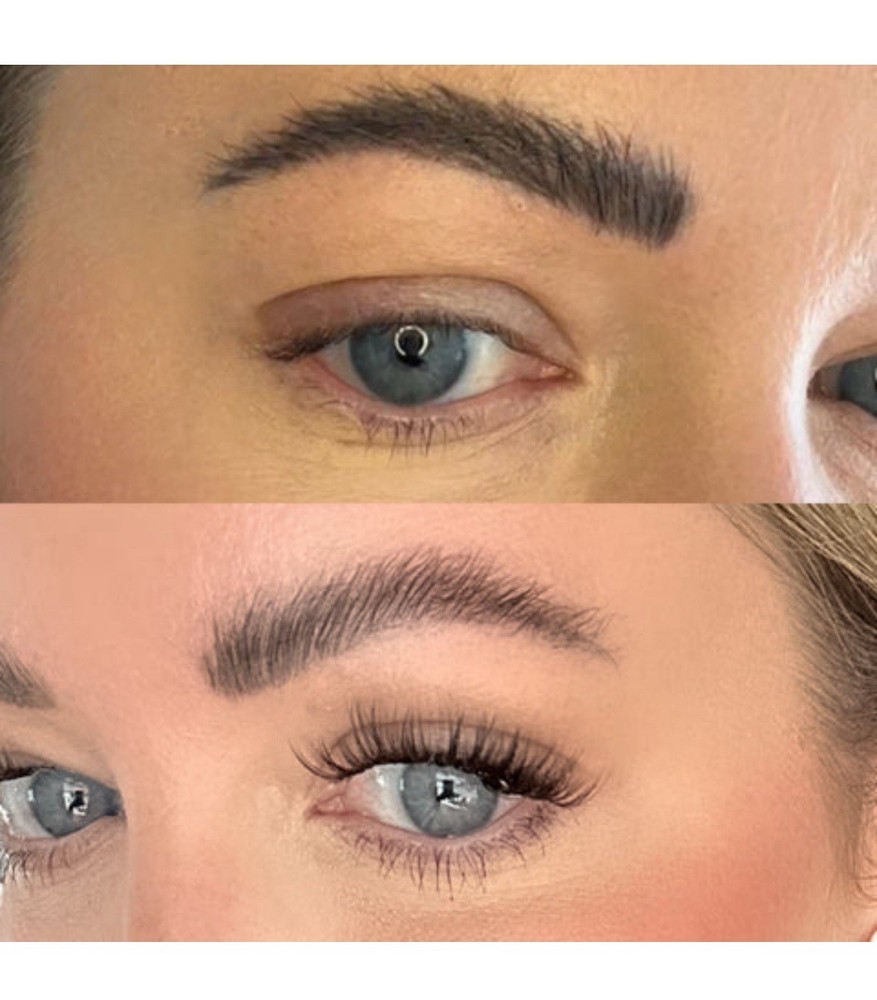 （2 PCS) Press-On Cluster Lashes No Glue Needed Underlash Reusable Lash Set
