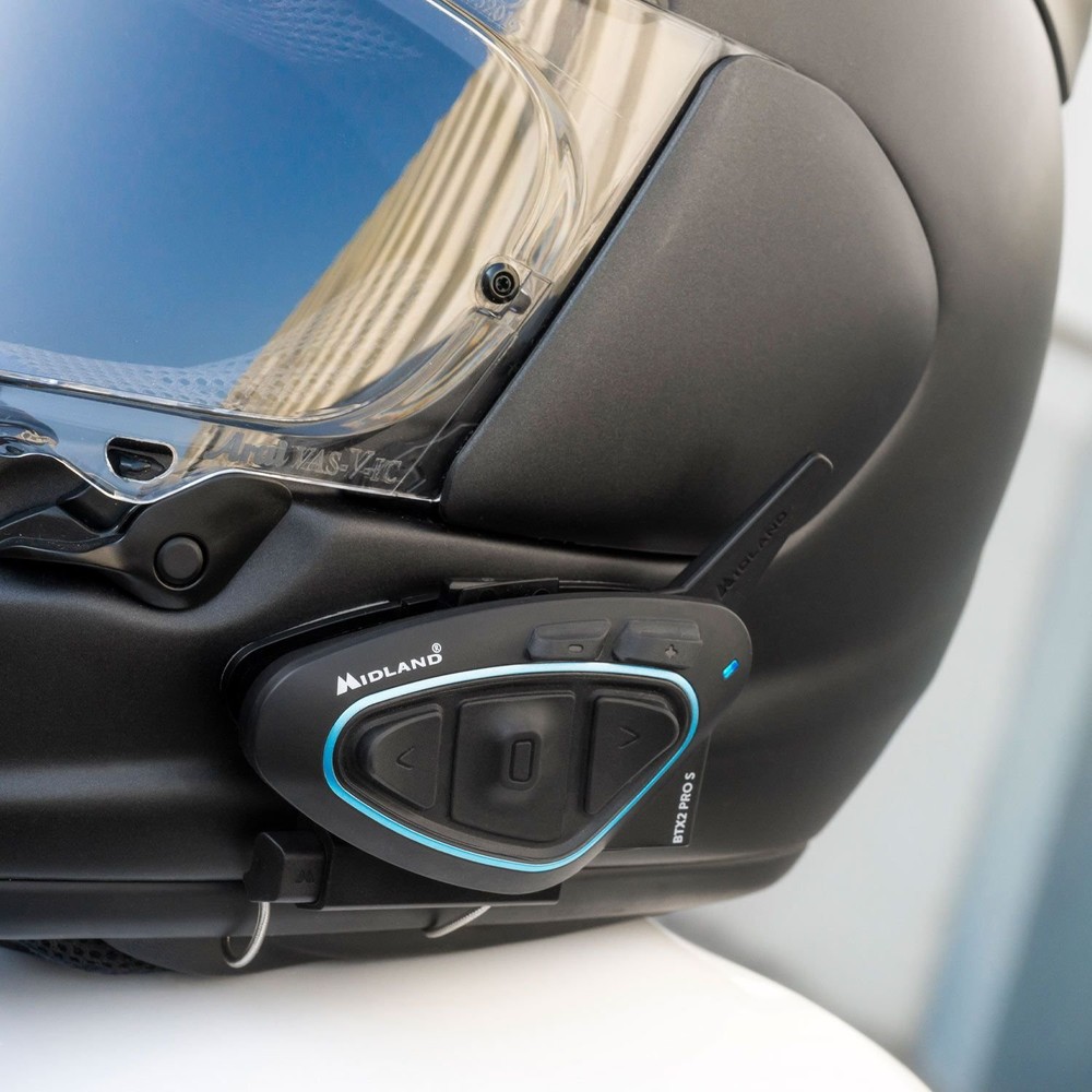 Midland BTX2 Pro S-LR Single Intercom Motorcycle Communication