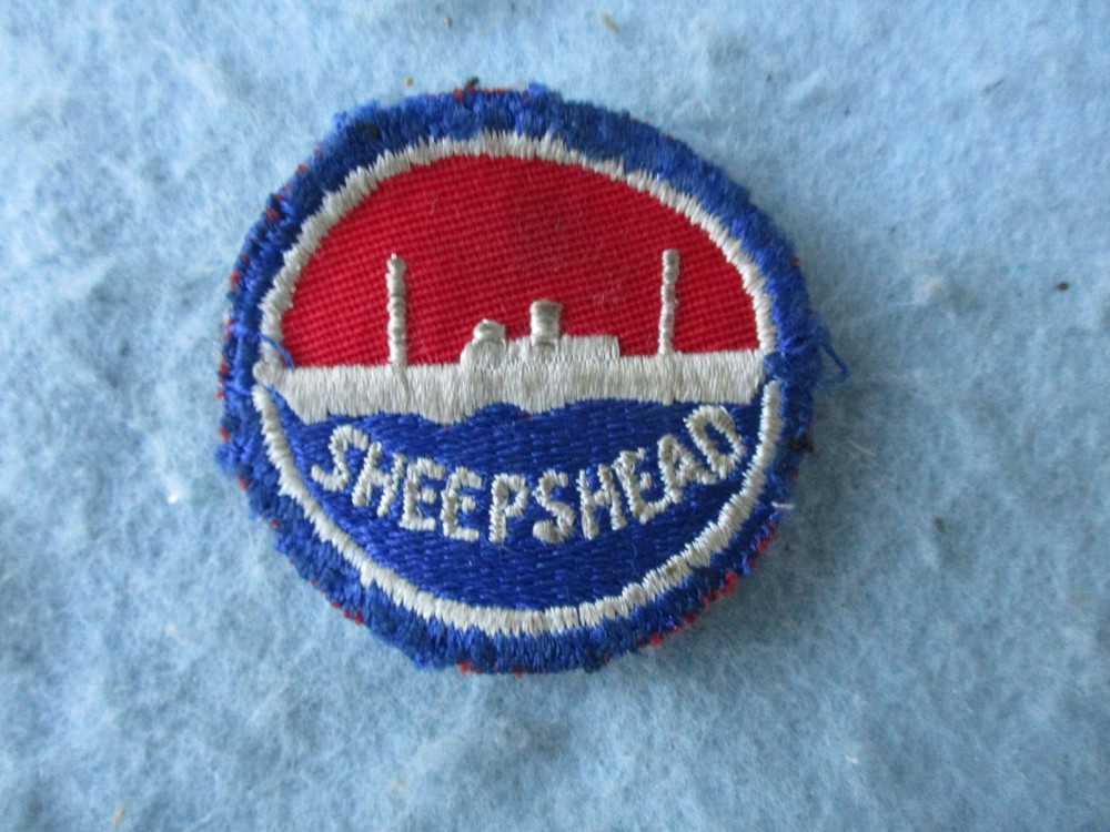 WWII US Merchant Marine Patch USMS Training Sheepshead Bay WW2