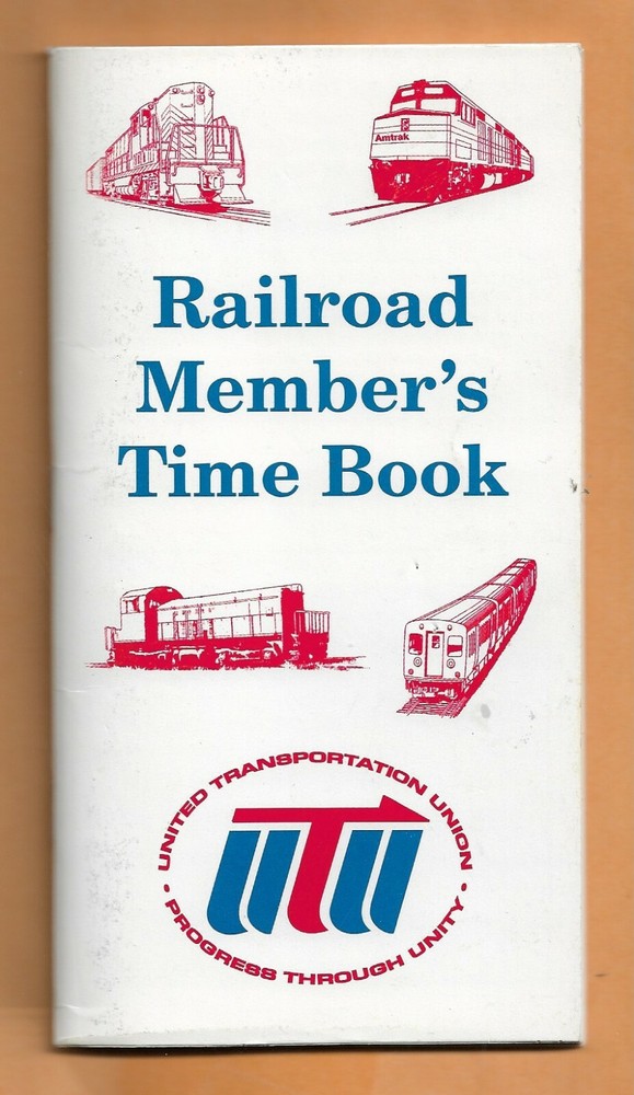 RAILROAD MEMBERS TIME BOOK 1995 UNUSED