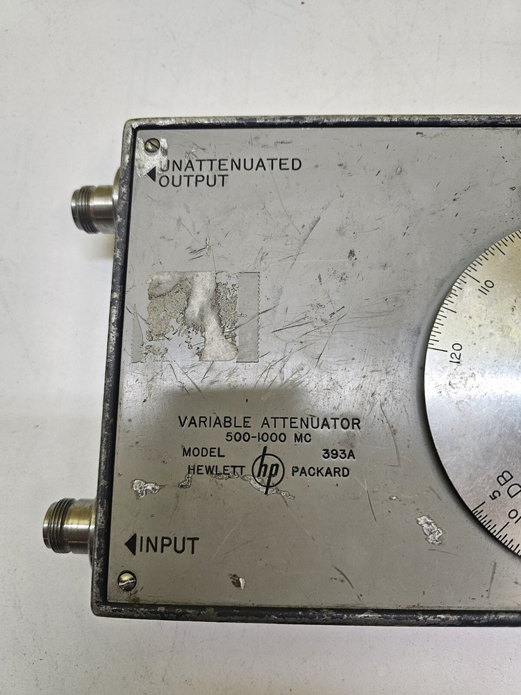 HP 393A Variable Attenuator 500-1000 Mhz