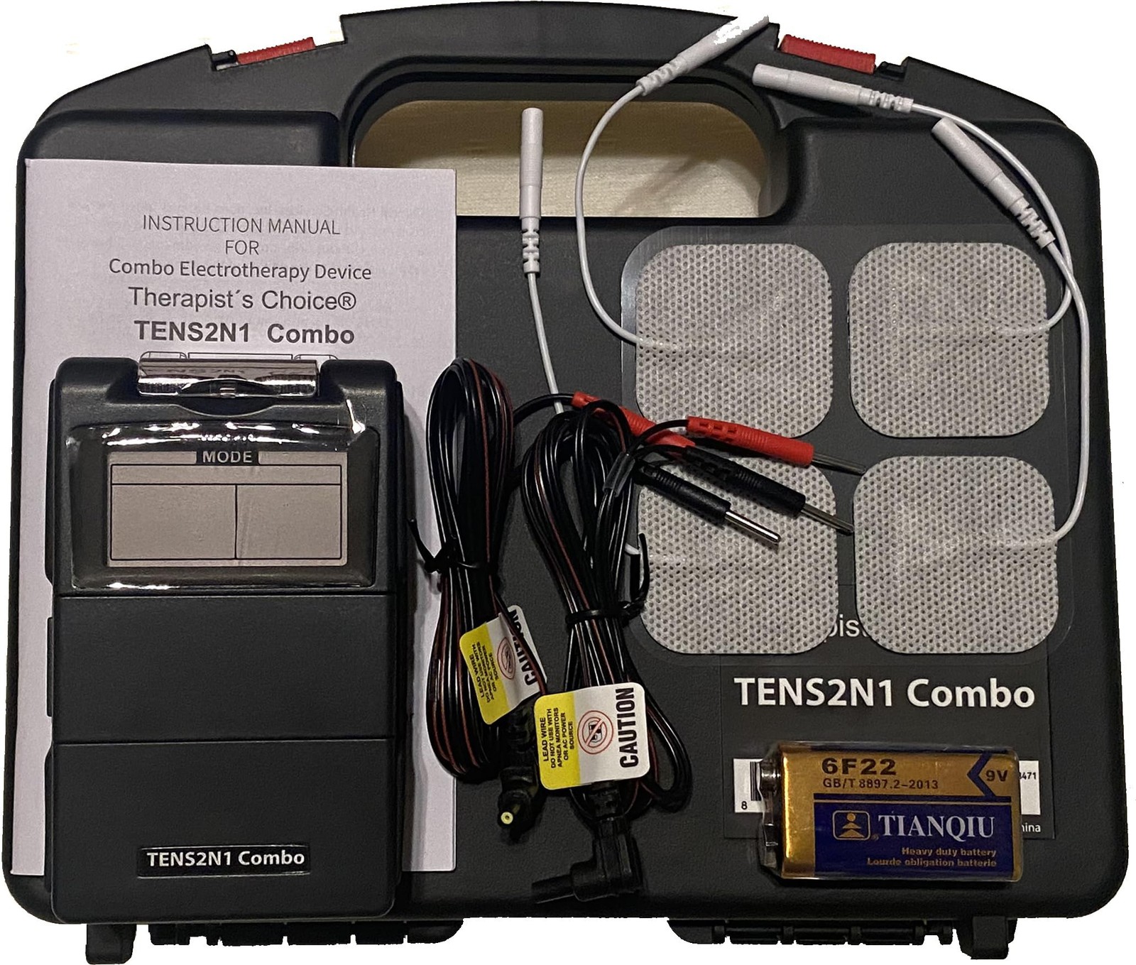 Therapist�s Choice TENS Unit and EMS Muscle Stimulator ComboOTC TENS Device w...