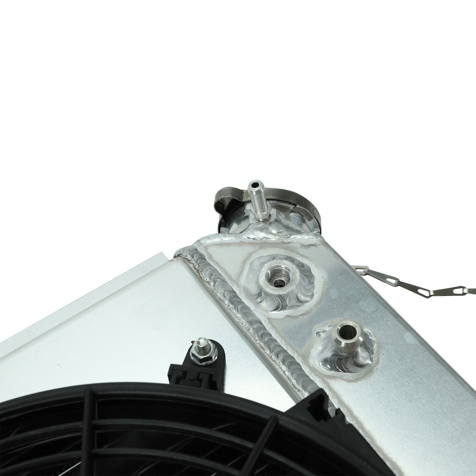 For 1982-2002 CHEVY S10 BLAZER 84-90 CORVETTE V8 3 Row Radiator+Shroud Fan+Relay