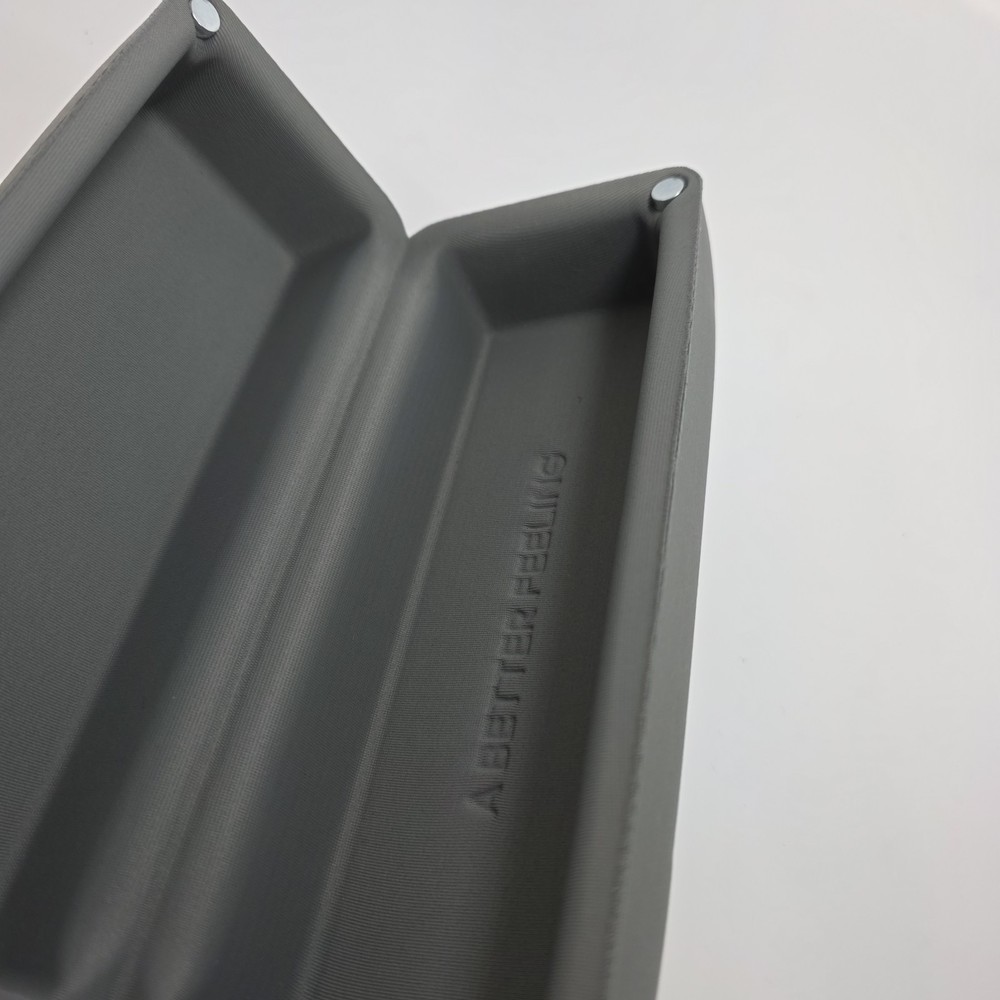 A BETTER FEELING Empty Sunglasses Case Only Gray Authentic