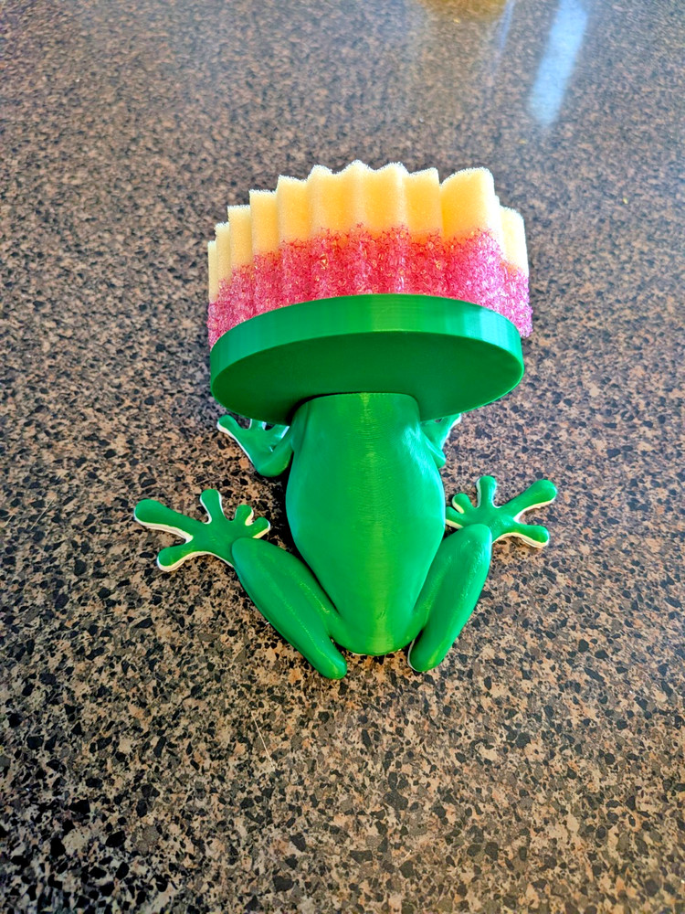 Scrub Daddy Sponge Holder Stand - Frog