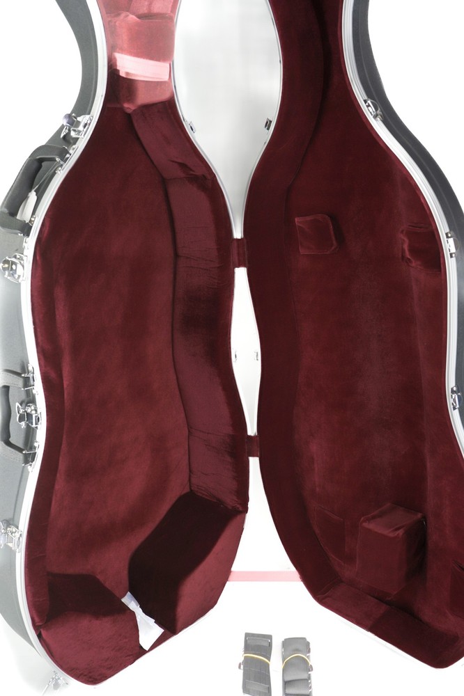 Bellafina ABS Cello Case With Wheels 3/4 Size - DENTED