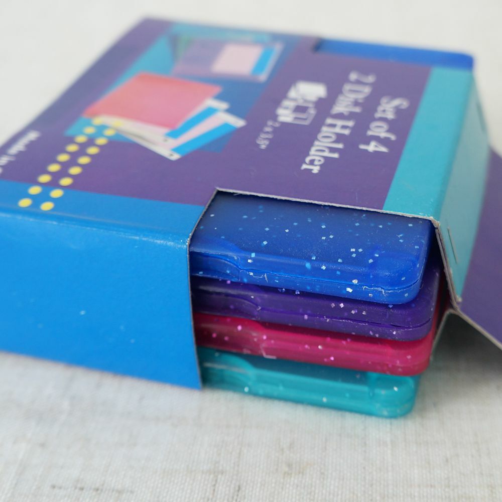 Vintage Disk Holder & Diskette Holder Set