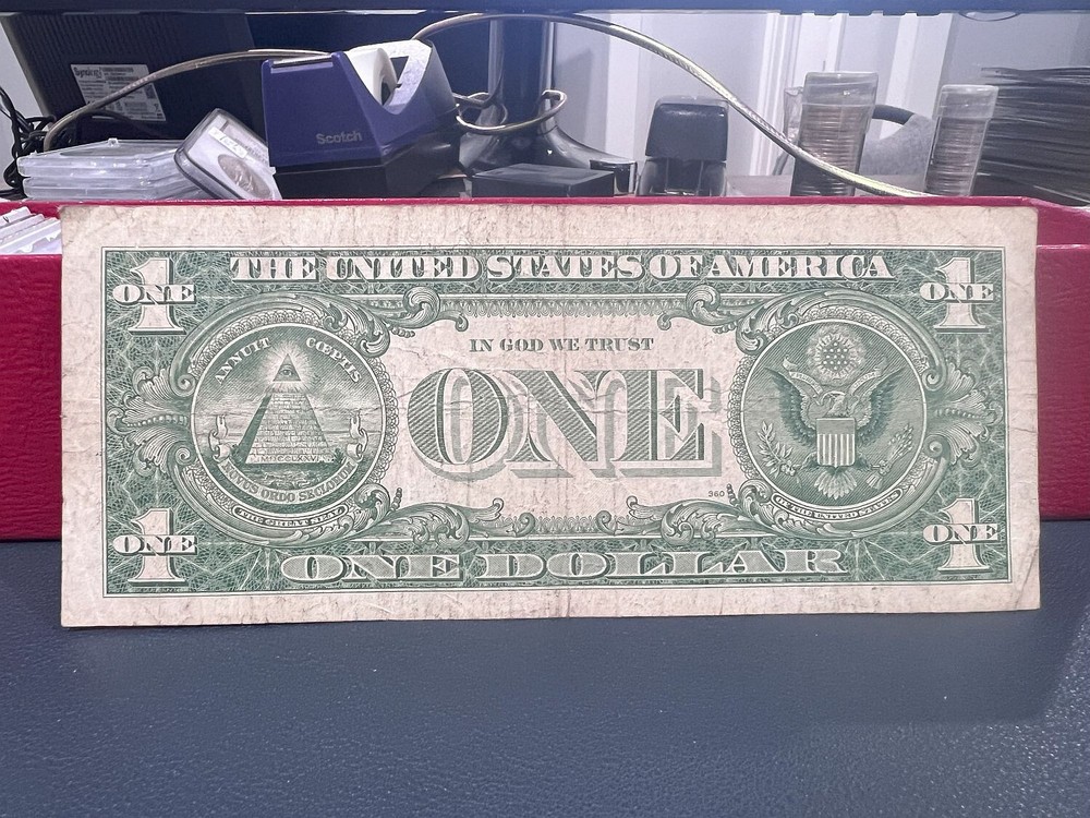 1957A $1 SILVER CERTIFICATE Birthyear Note E****1993A