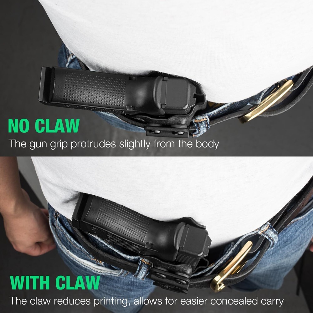 IWB Kydex Holster Optic Cut & Claw Compatible with Springfield Hellcat Pro, RH