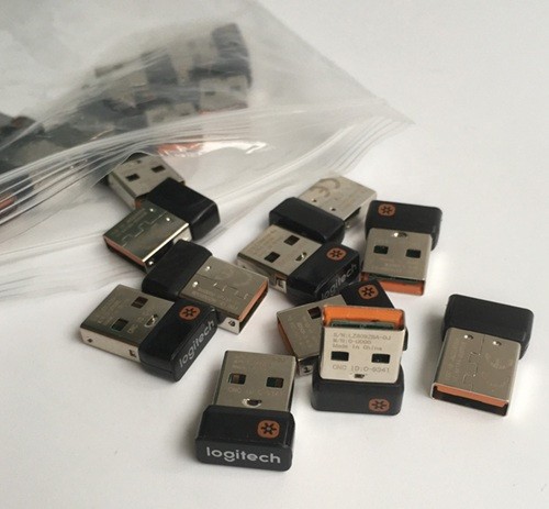3x - Logitech Wireless Unifying USB Receiver Dongle for Keyboard & Mice