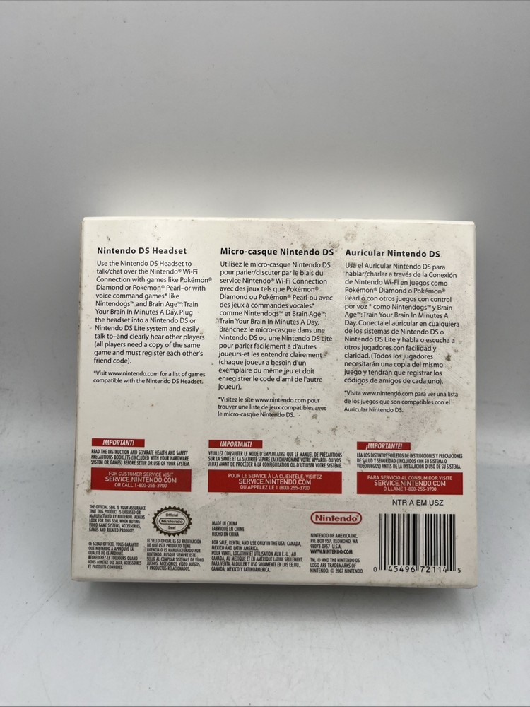 Nintendo Official White Ear-Hook Headsets