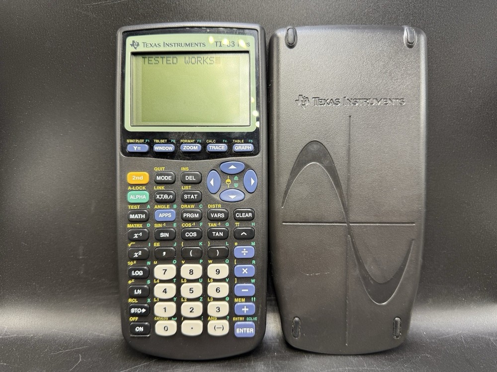 Texas Instruments TI-83 Plus Graphing Calculator TESTED! Great Working Condition