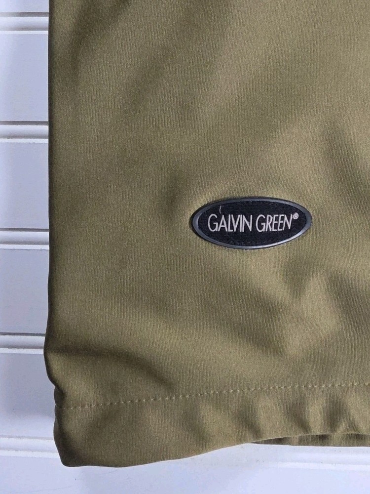 Galvin Green Windstopper Golf Pullover Men Size LARGE OLIVE GREEN