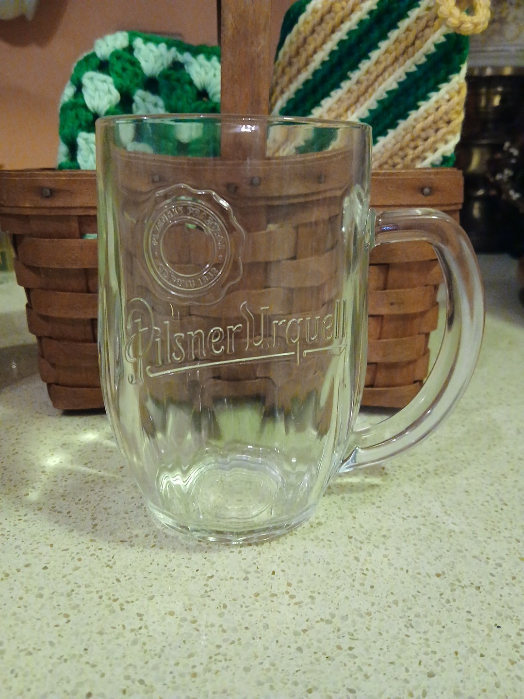Really Cool Pilsner Urquell Lunchbox And Heavy Glass Beer Mug