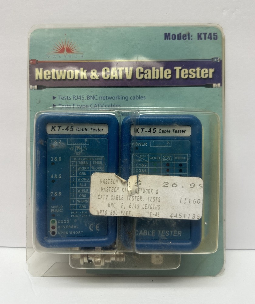 Network And CATV Cable Tester Vastech KT-45