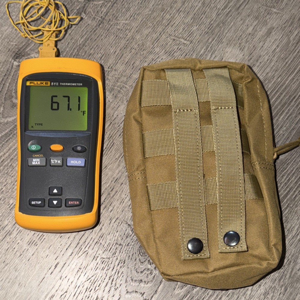 Fluke 51 II Digital Thermometer Single Input Power Tested