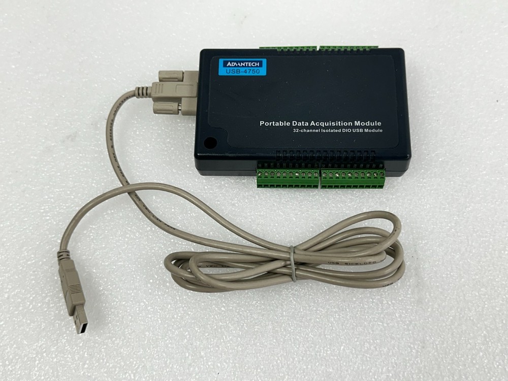 ADVANTECH USB-4750 32-CHANNEL ISOLATED DIO USB MODULE w CABLE FREE SHIPPING 🚚