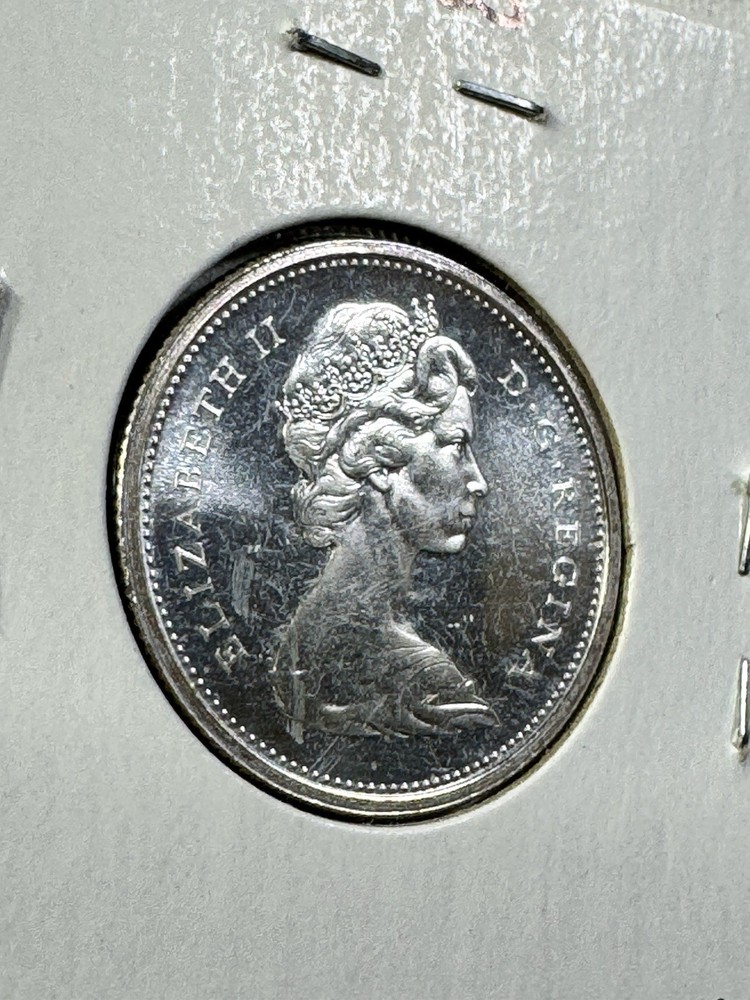 1965 Canada 25 Cents Silver Coin