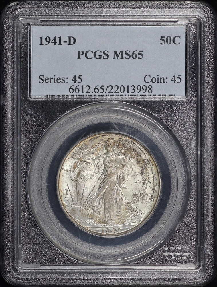 1941-D Walking Liberty Half Dollar PCGS MS-65