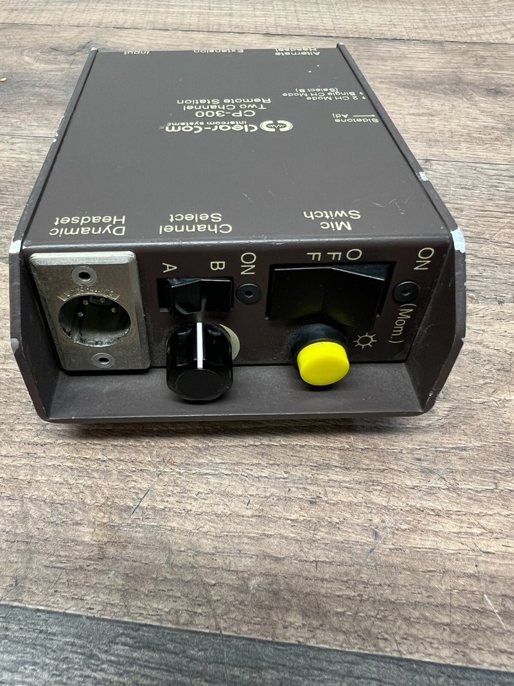 Clear-Com CP-300 Two Channel Intercom Beltpack