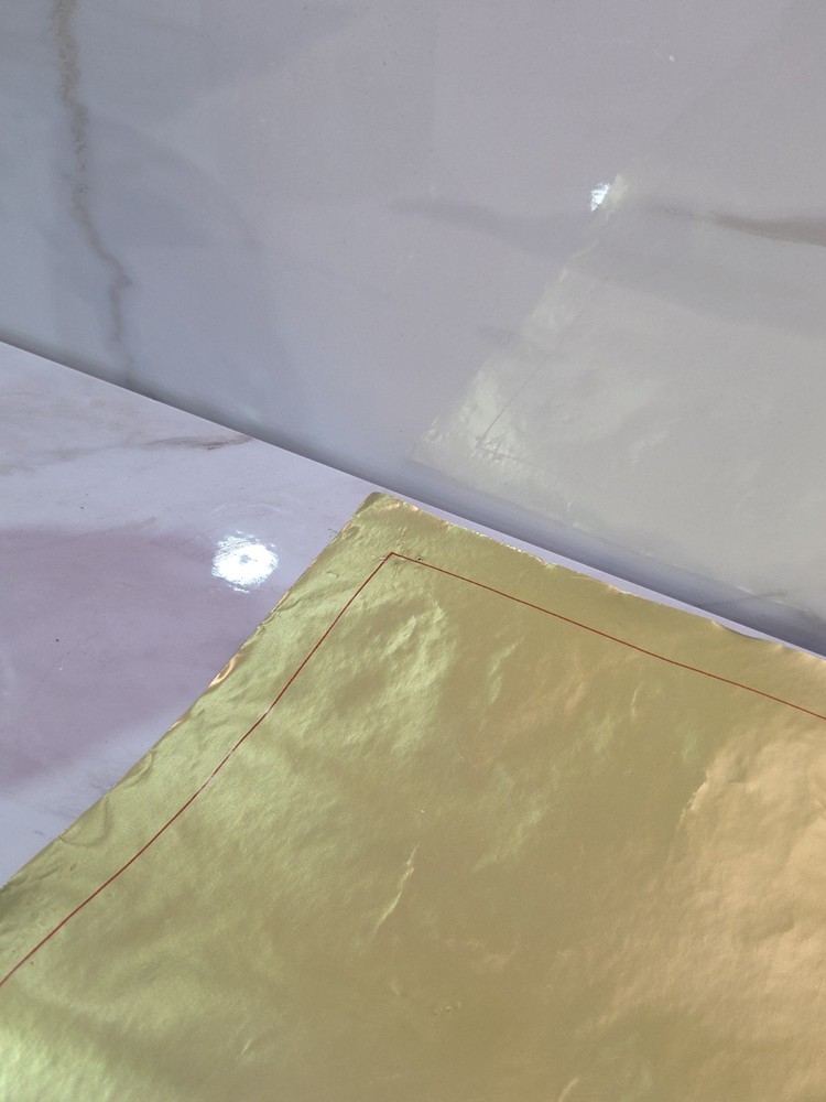 Toto IV 1982 Promo Poster Gold Metallic Foil Surface 24x35.5