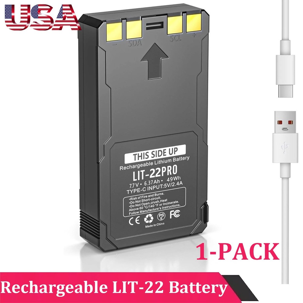 1-PACK Rechargeable LIT-22 Battery Compatible with Trail Camera Flex-M Flex G-36