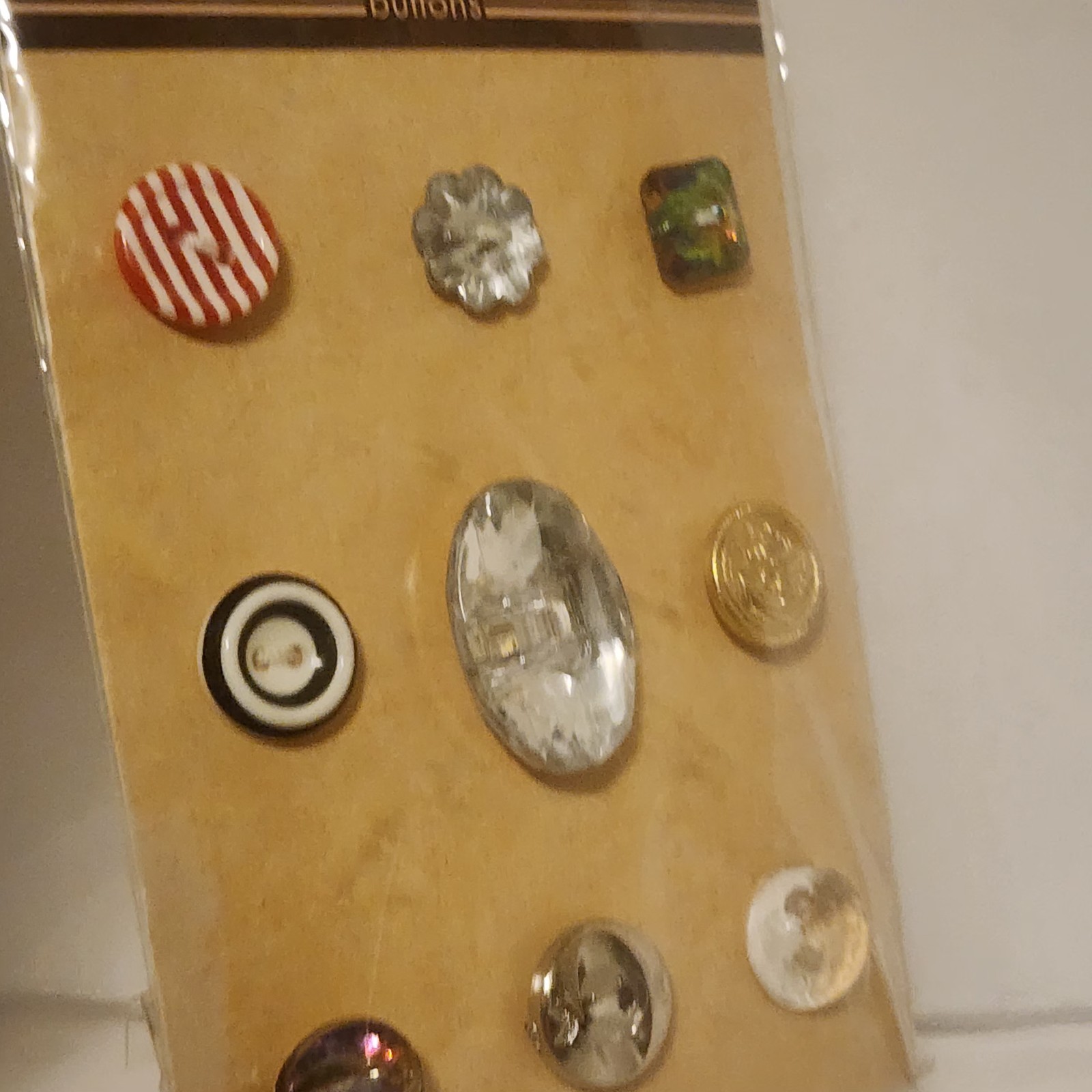 SPARE PARTS by The Paper Studio Brads and Buttons - Lot of 5