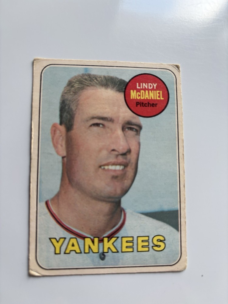 1969 OPC LINDY McDANIEL # 191 YANKEES N.Y