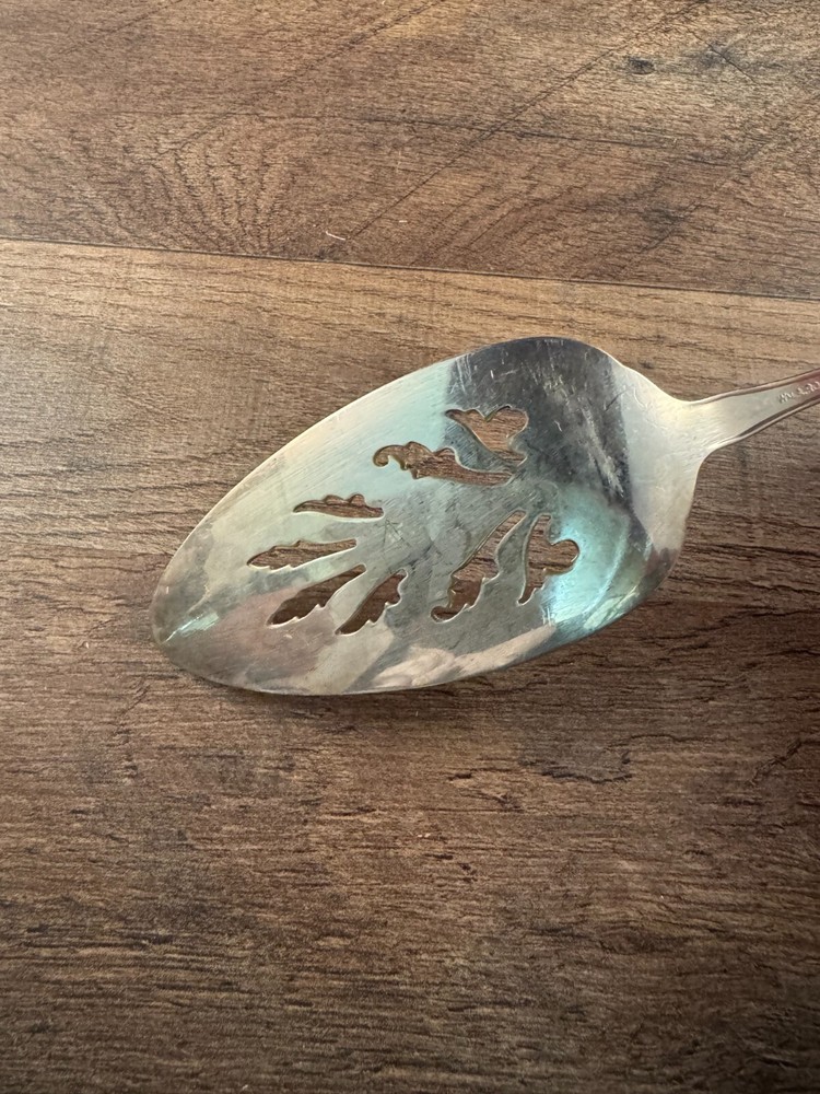 Wm A Rogers Silverplated Cake Pie Server Eastern Star