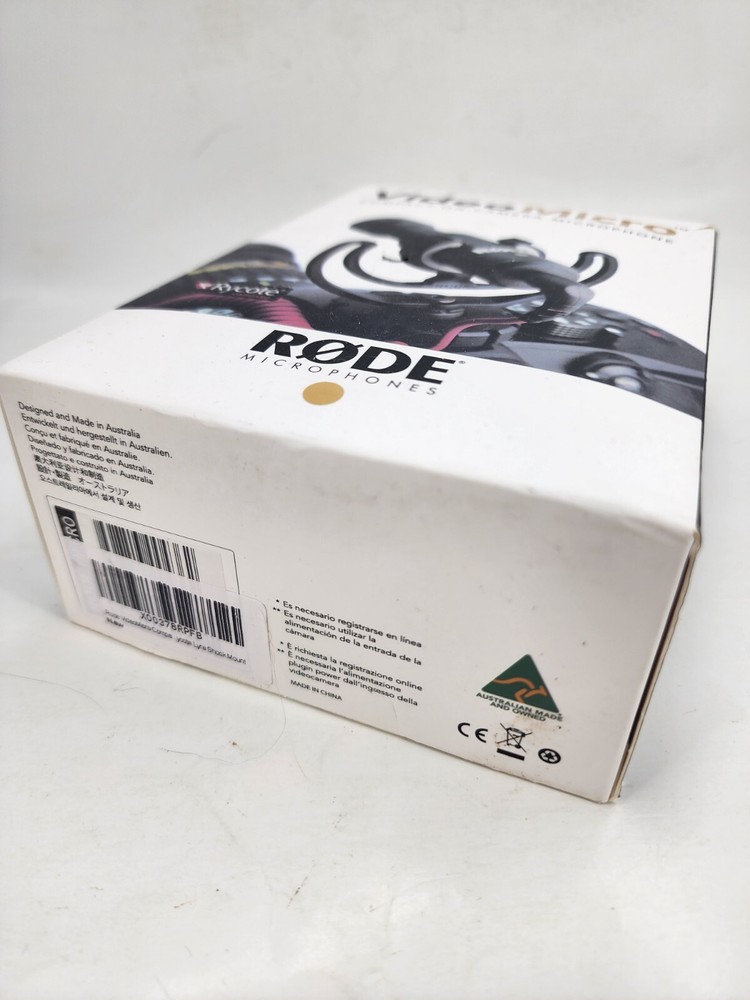 Rode VideoMicro Compact On-Camera Microphone with Rycote Lyre Shock Mount