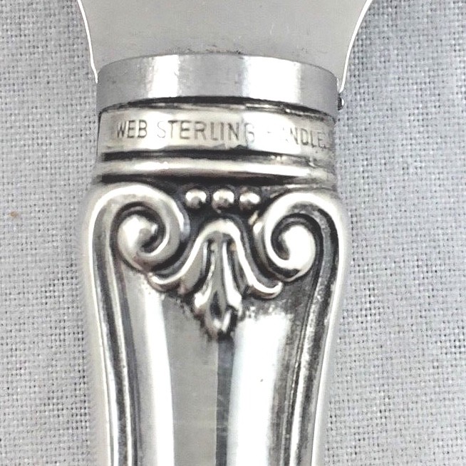 Ancestry by Web Sterling Handle Cake Slice 9 5/8"