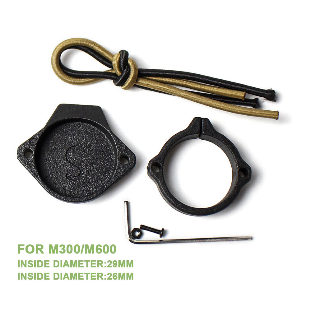 LED Weaponlight Cap For Modlite M300 M600 Tactical Flashlight Cap Protective US