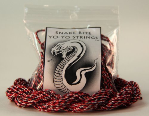 100 Snake Bite Yo-Yo Strings - 100% Polyester Strings- Redbelly Snake