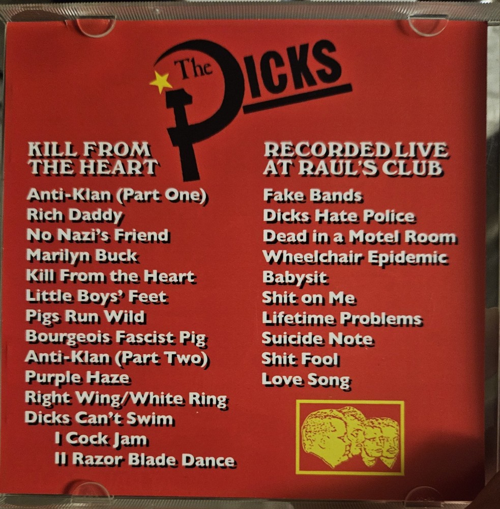 The Dicks - GARY FLOYD AUTOGRAPHED cd