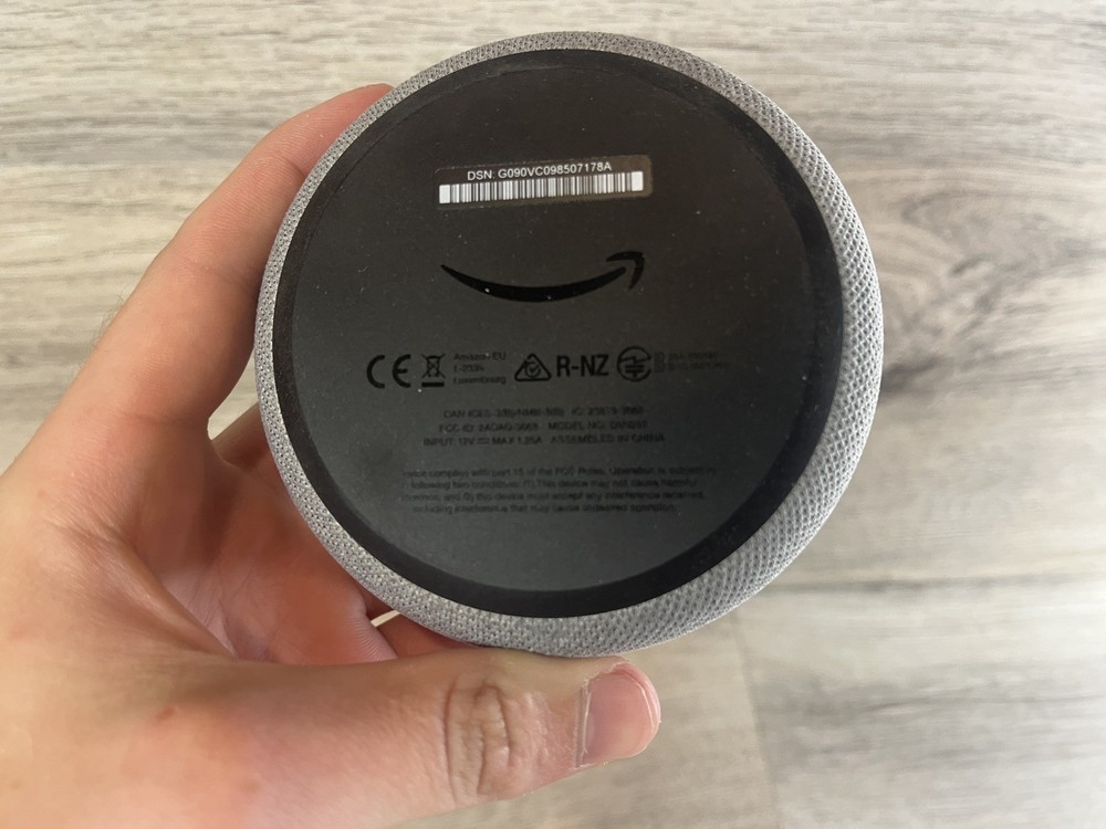 Amazon Echo Dot 3rd Generation Model D9N29T - No Power Cord - Gray