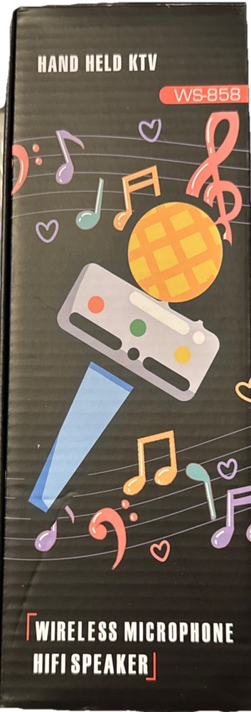 KTV Bluetooth Karaoke Personal Microphone.  WS858