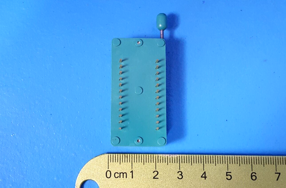 IC SOCKET, 24 pin, 224-3344, GOLD, TEXTOOL ( one piece)