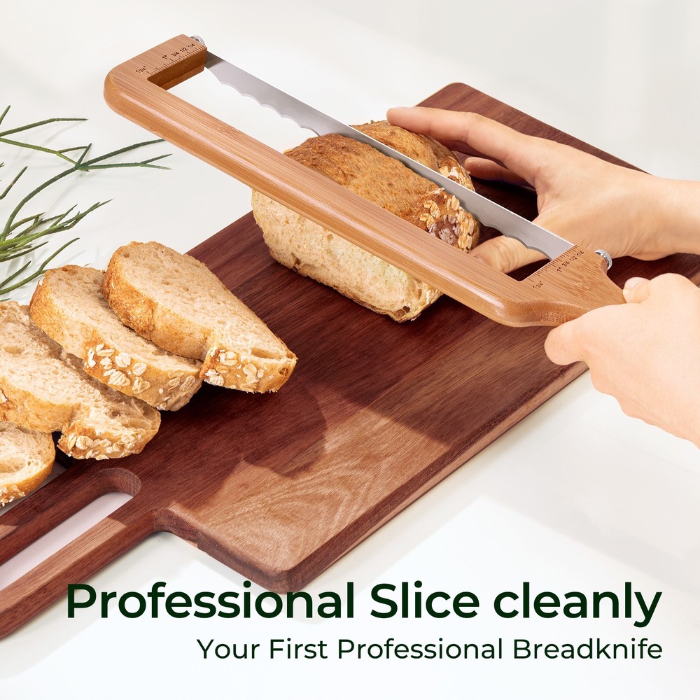 KeeCHEE® Adjustable Bread Slicer for Homemade Bread