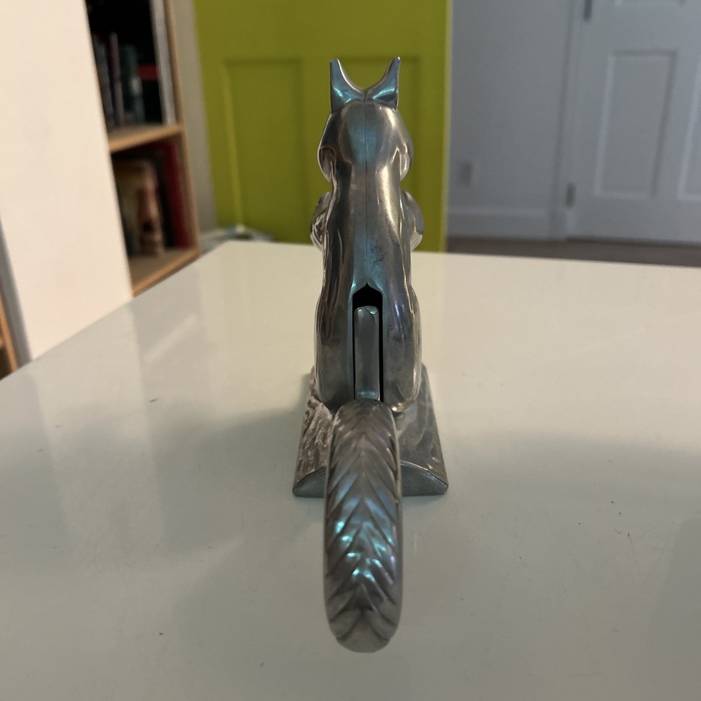 Metal Squirrel Nutcracker Vintage
