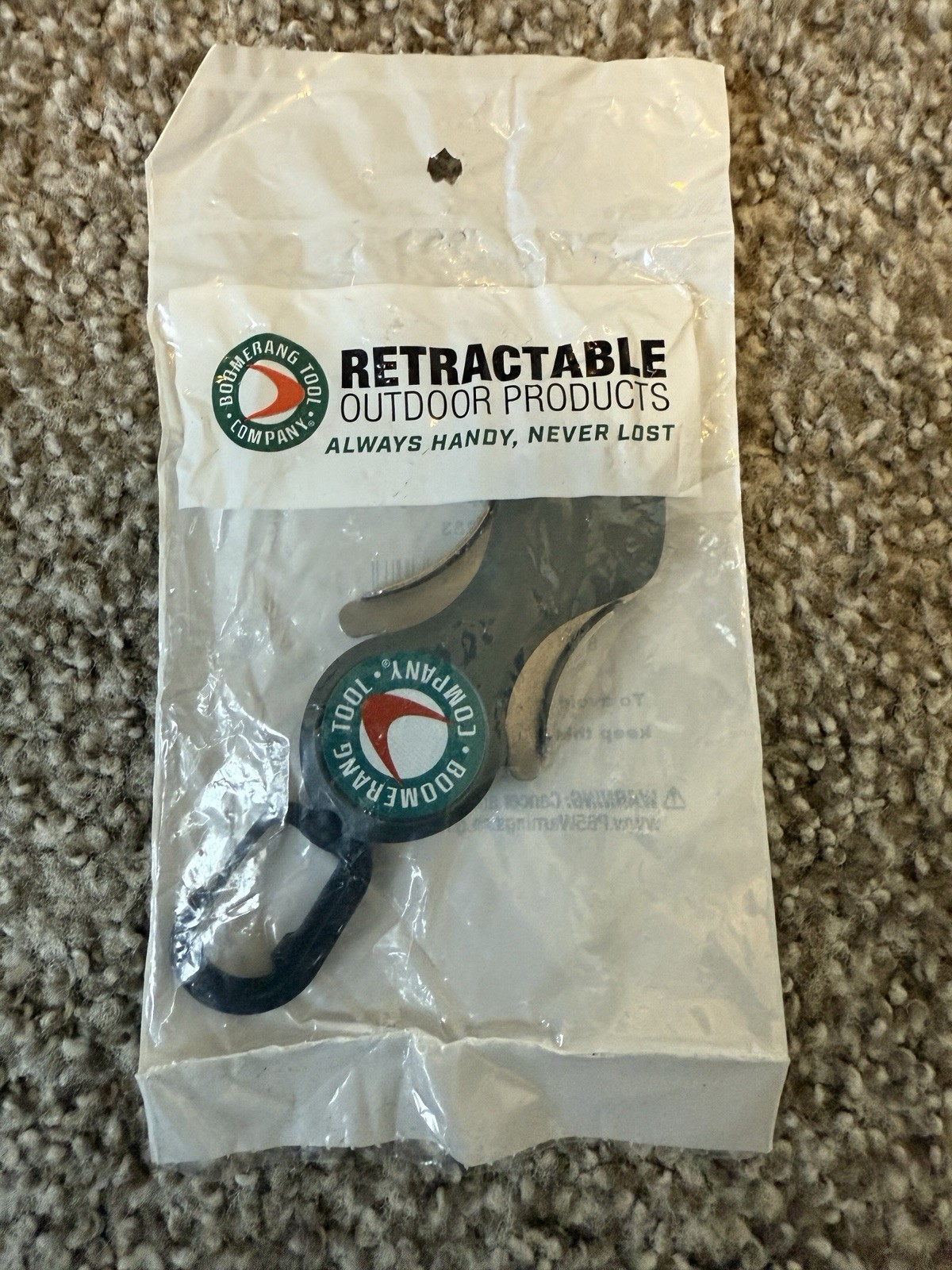 Boomerang Tool Company Retractable 36" Fishing Snip Line Cutter Grey BTC233 NEW