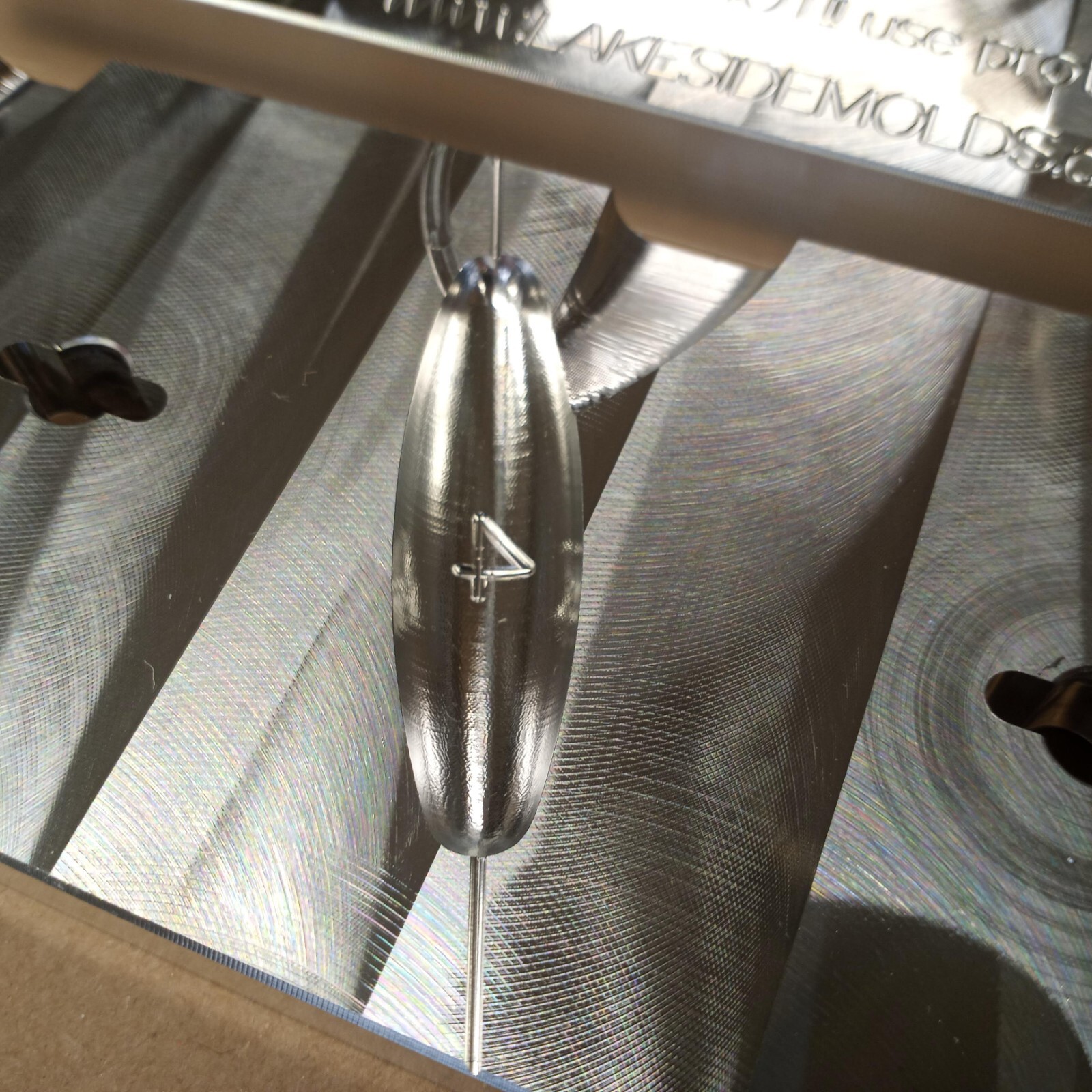 Bottom Bouncer Weight Mold - 3 oz, 4 oz, 5 oz.