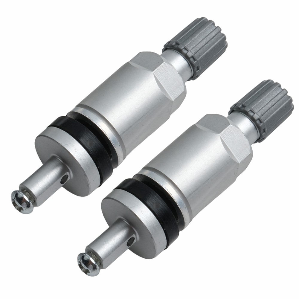 2pcs Aluminum Valves for TPMS Sensor Suitable for High/Low Temperatures