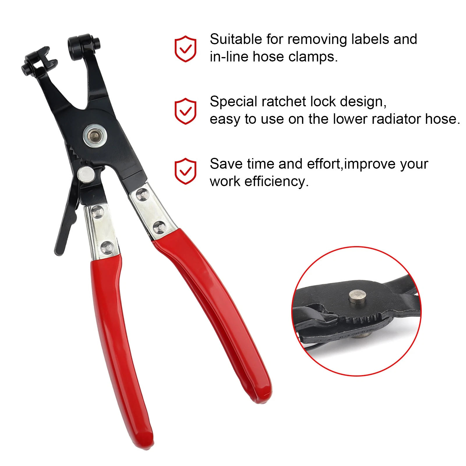 2X Hose Clamp Pliers Car Water Pipe Fuel Coolant Spring Bundle Removal Tool