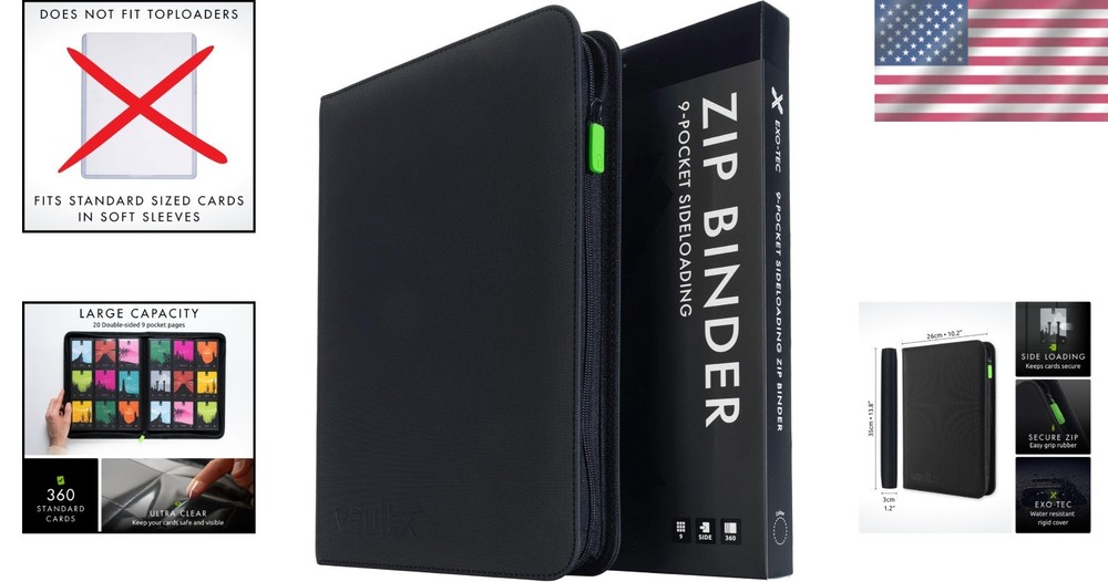 9-Pocket Trading Card Binder