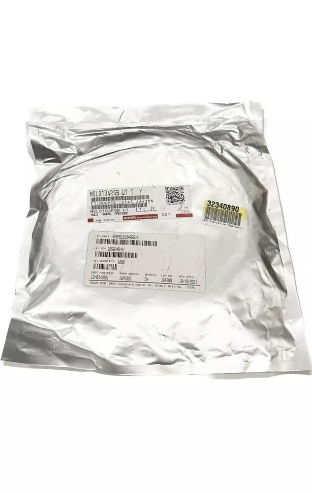 1000 Pack Semiconductor RGB Indication LED Modules Rohm MSL0104RGBU1